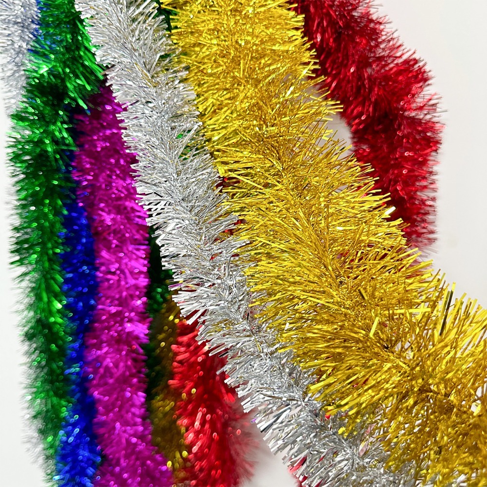 2Mのクリスマスフラワーリボン、クリスマスツリー用オーナメン - Tinsel Garland Decoration のレビューと価格