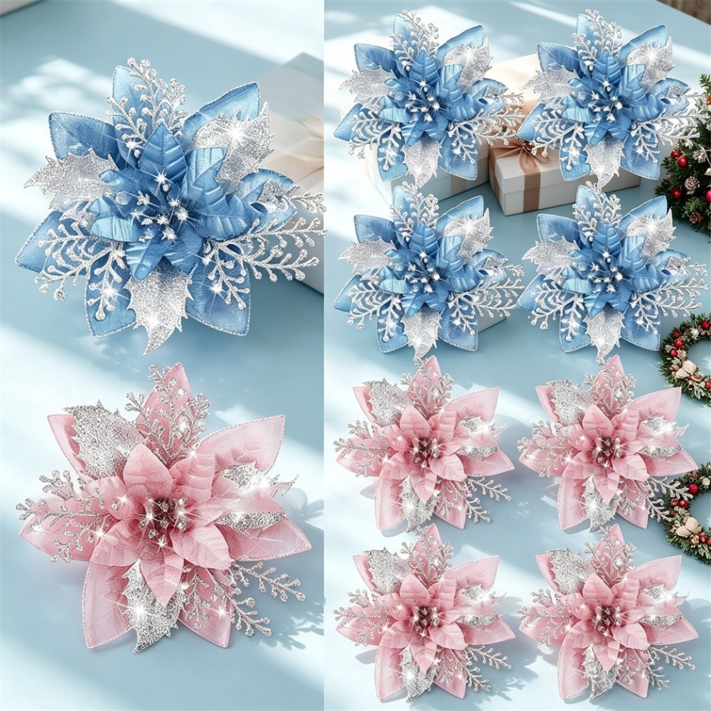 6/12個入り 5.5インチ クリスマスツリーオーナメント、 - Christmas Tree Artificial のレビューと価格