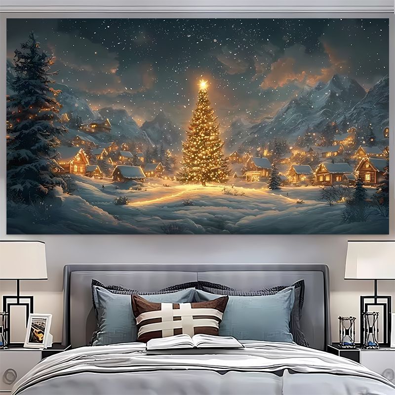 VIKAMA スノーマウンテン クリスマスツリー ウォールタ - Christmas Tree Artificial のレビューと価格